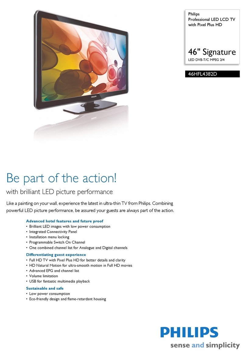 Philips 46HFL4382D User manual