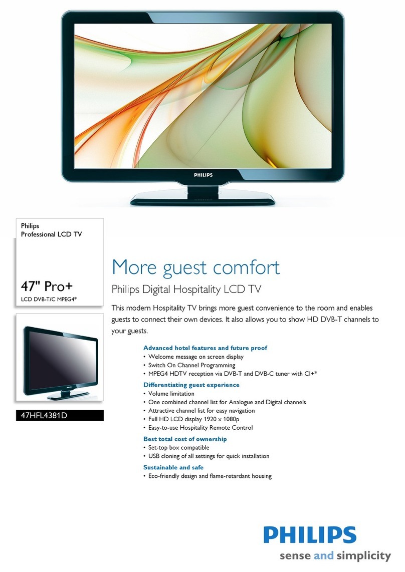 Philips 47HFL4381D User manual
