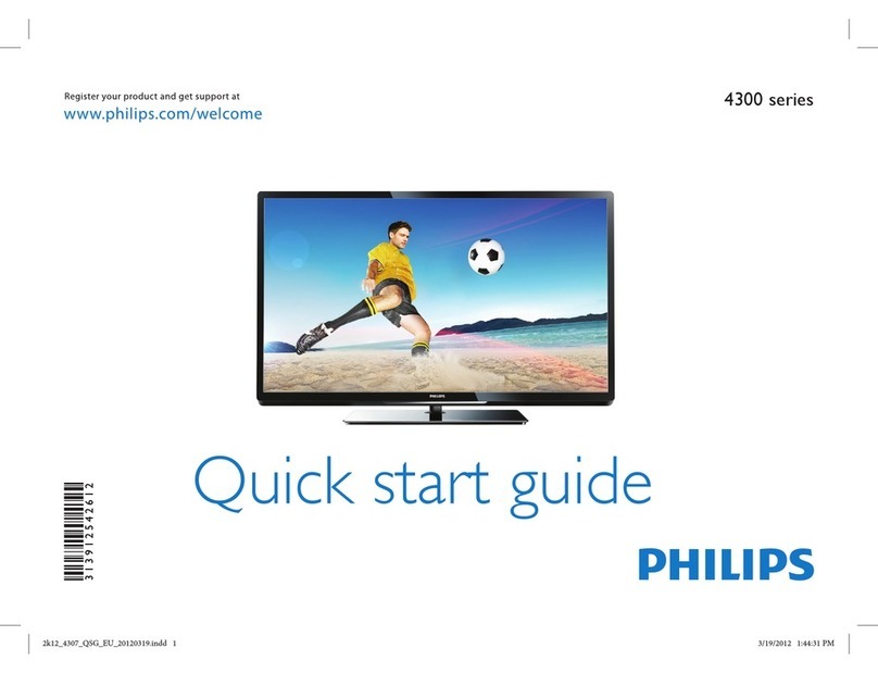 Philips 47PFL4307T User manual