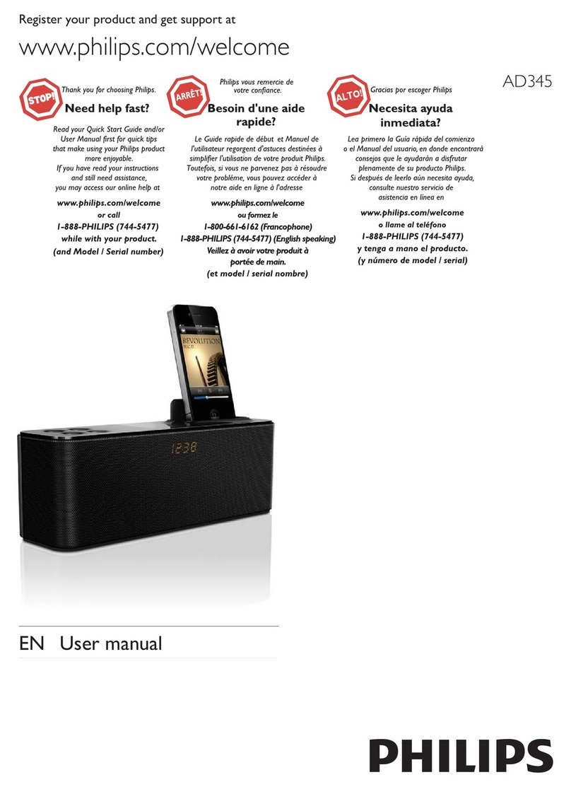 Philips AD345 user manual