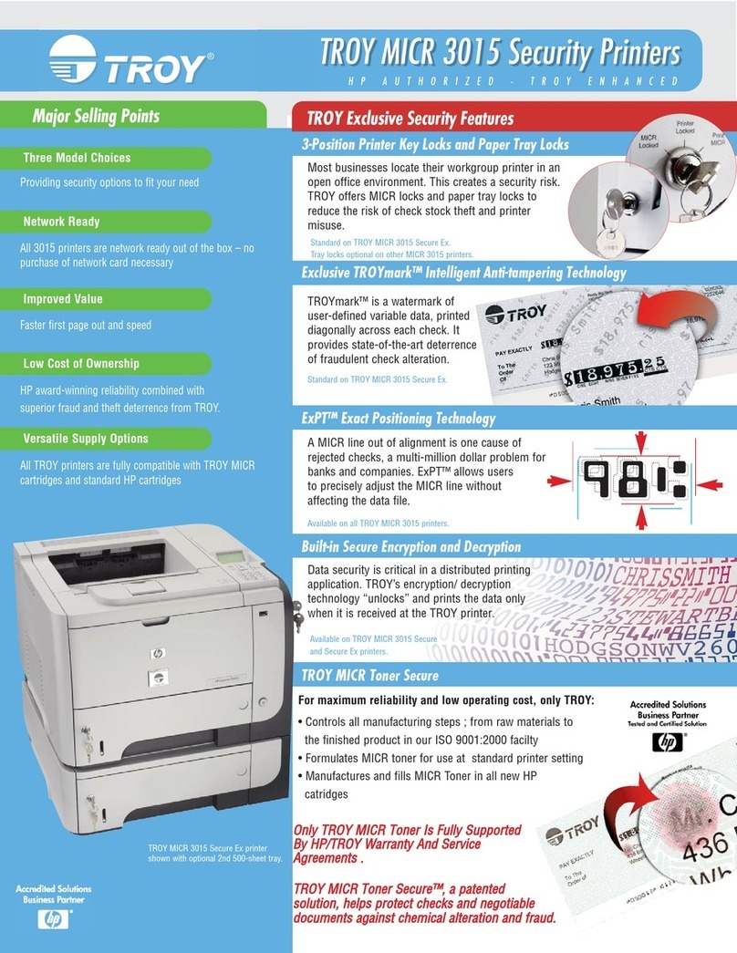 TROY Group 3015dn Secure Ex User manual