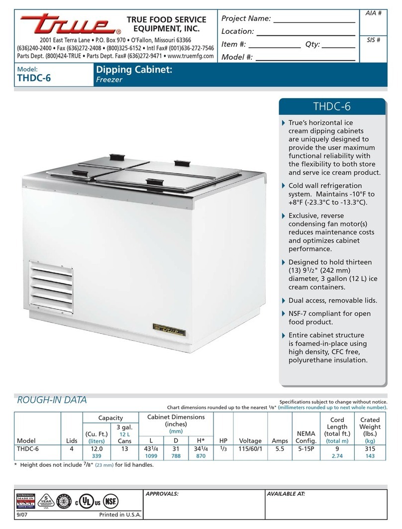 True THDC-6 User manual