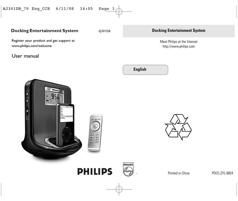 Philips AJ301DB User manual