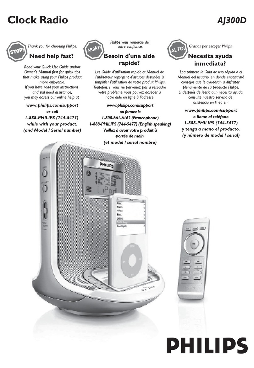 Philips AJ300D owner's manual