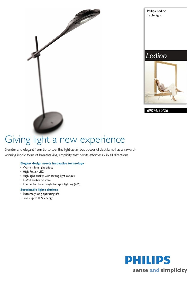 Philips Ledino 69076/30/26 User manual