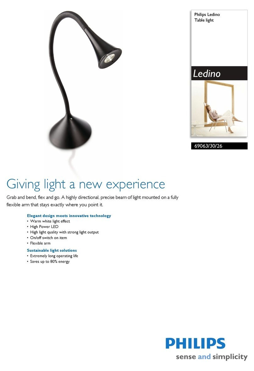 Philips Ledino 69063/30/26 User manual