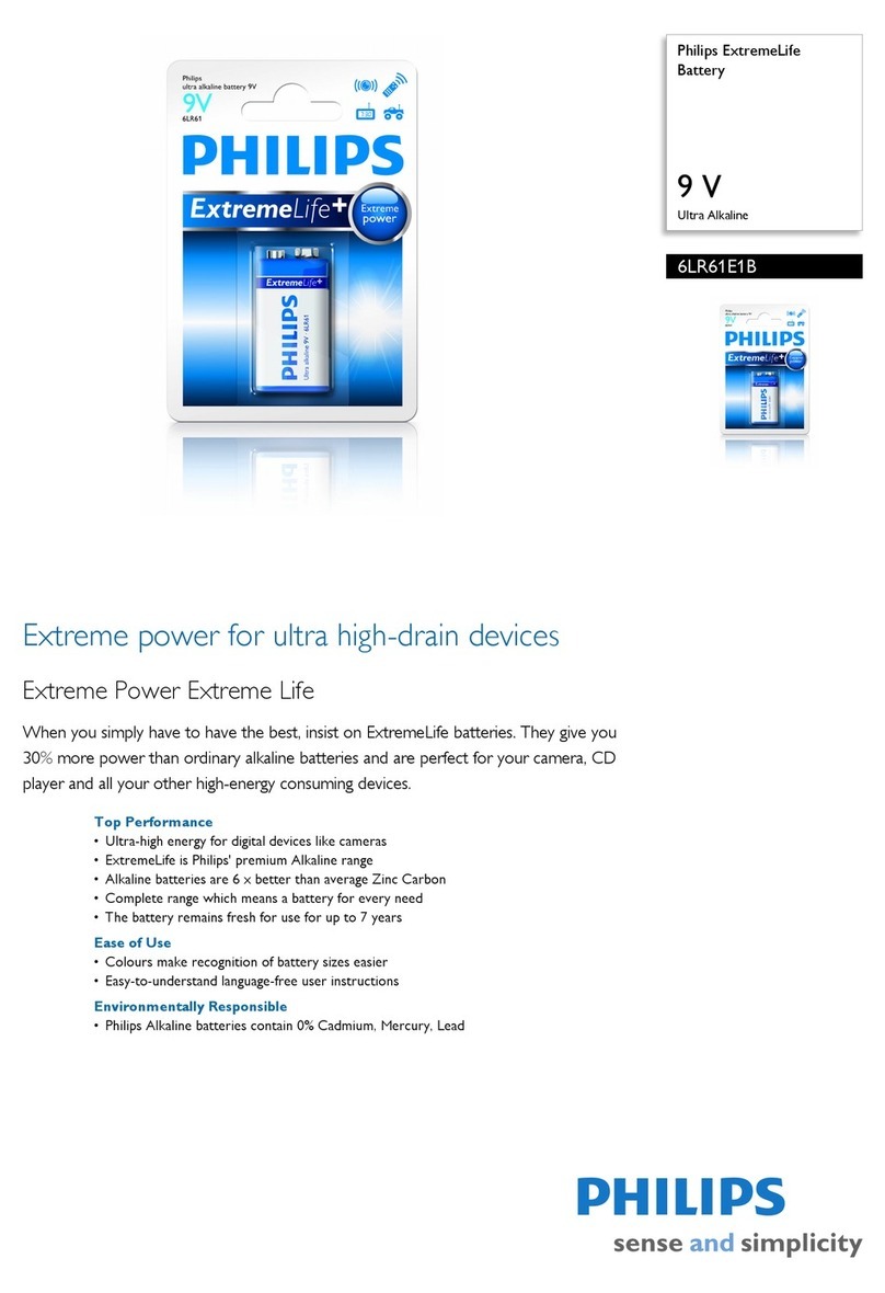 Philips ExtremeLife 6LR61E1B brochure