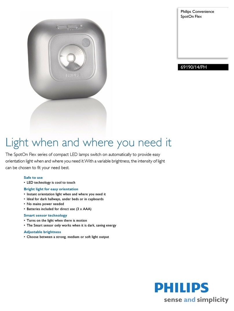 Philips SpotOn Flex 6919014PH User manual Philips SpotOn Flex 6919014PH User manual