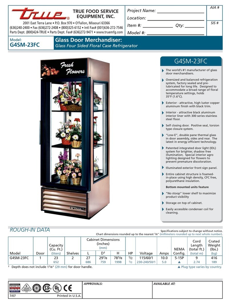 True G4SM-23FC User manual
