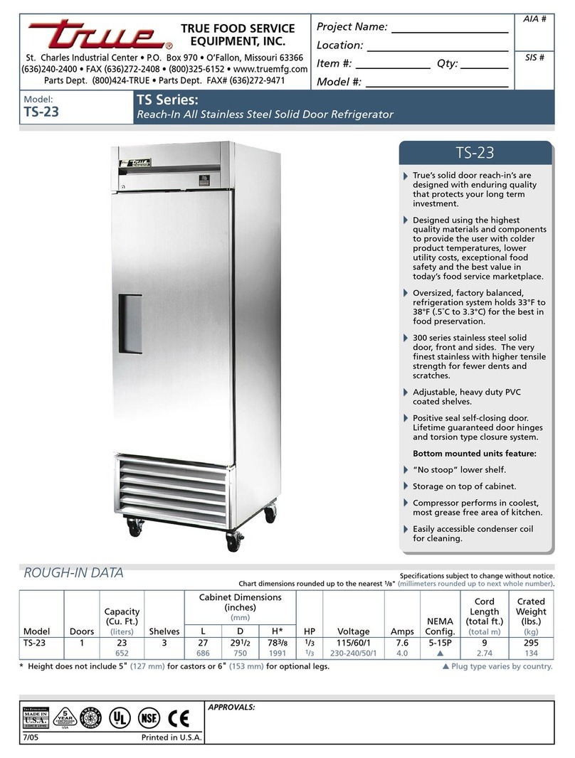 True TS-23 User manual