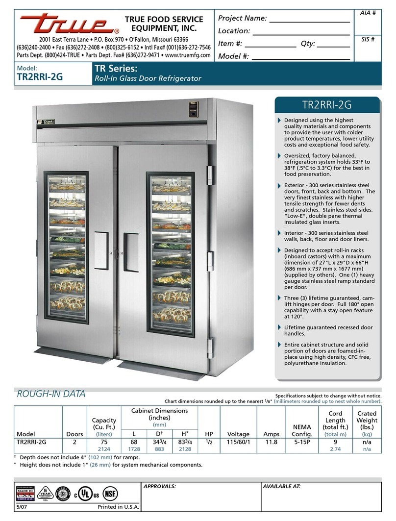 True TR2RRI-2G User manual