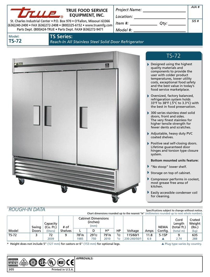 True TS-72 User manual