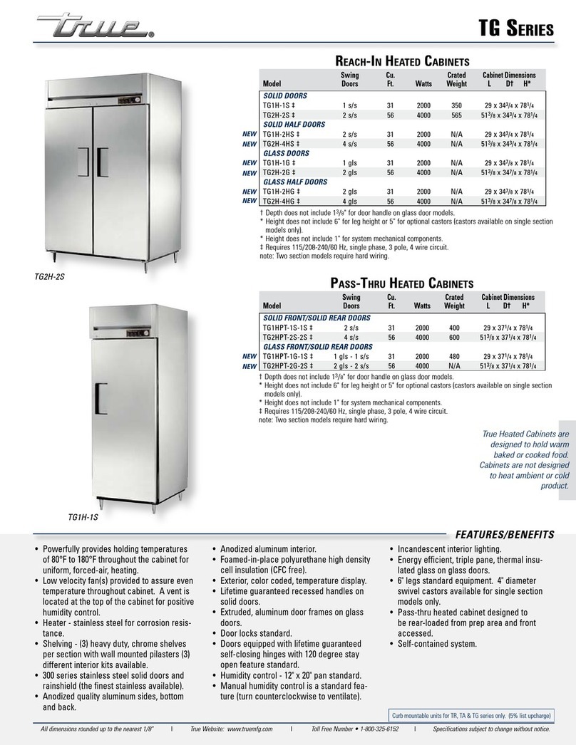 True TG1H-1G User manual