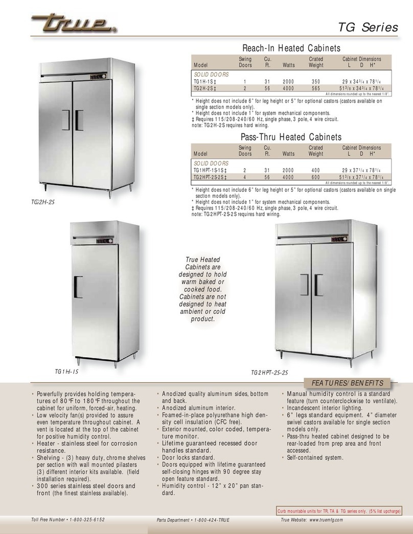 True TG1H-1S User manual