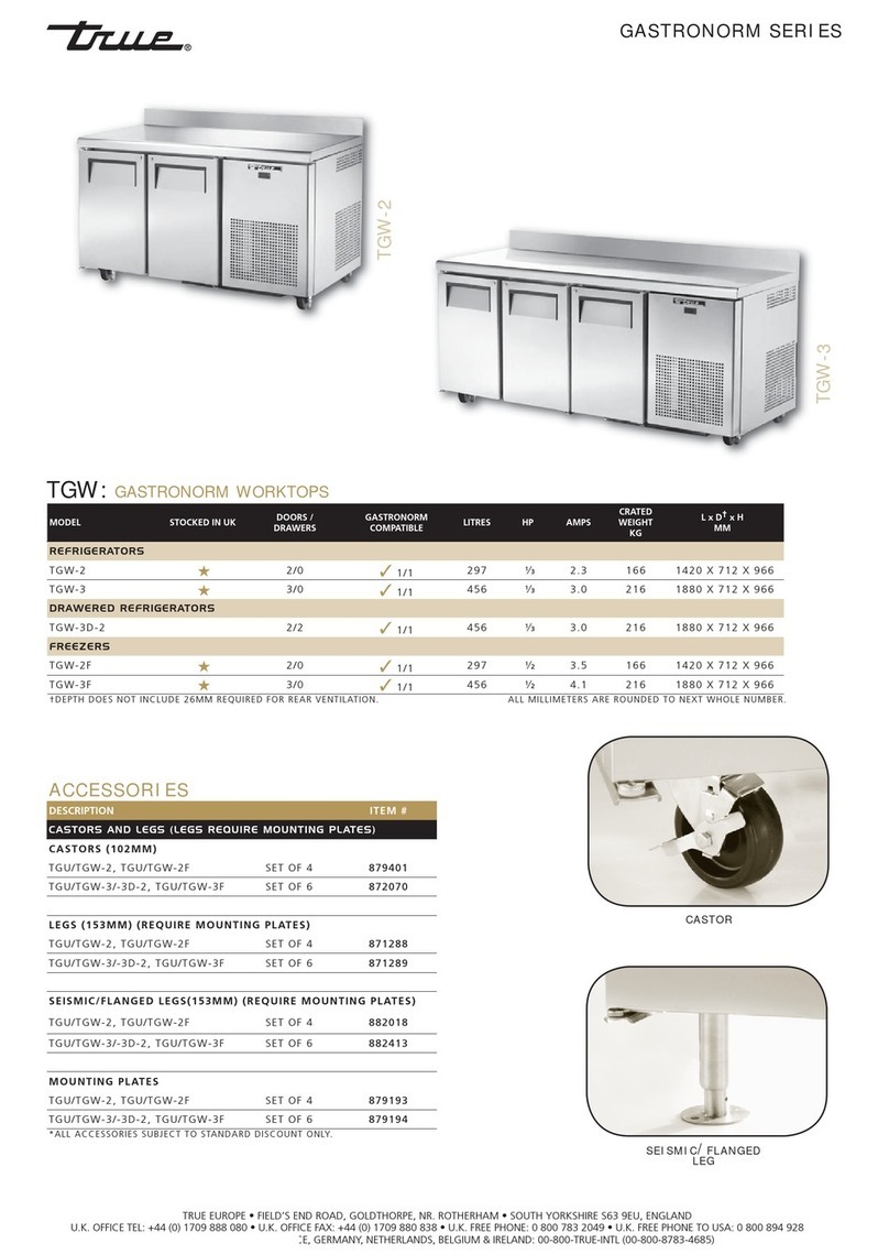 True TGW-2 User manual