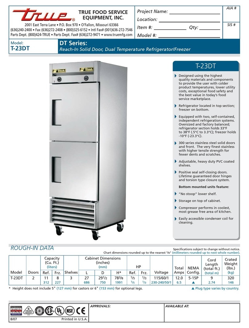 True T-23DT User manual