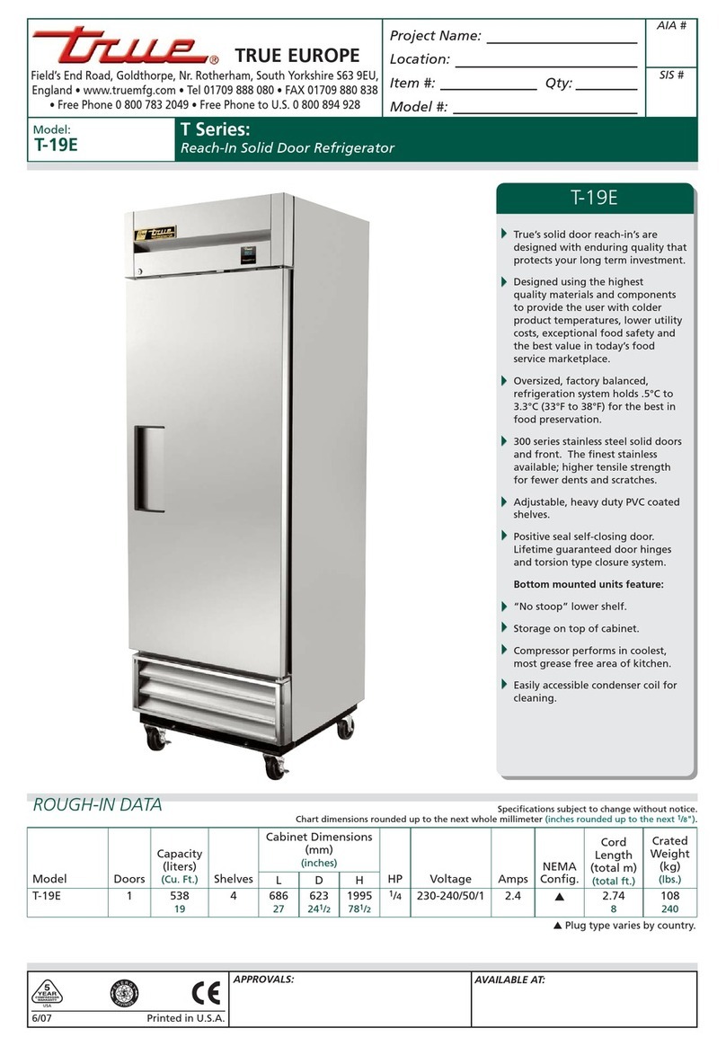 True T-19E User manual