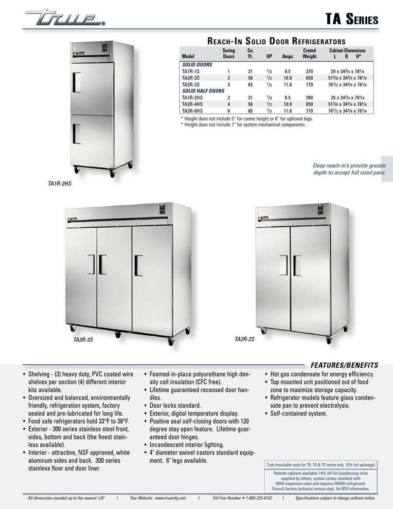 True TA1R-1S User manual