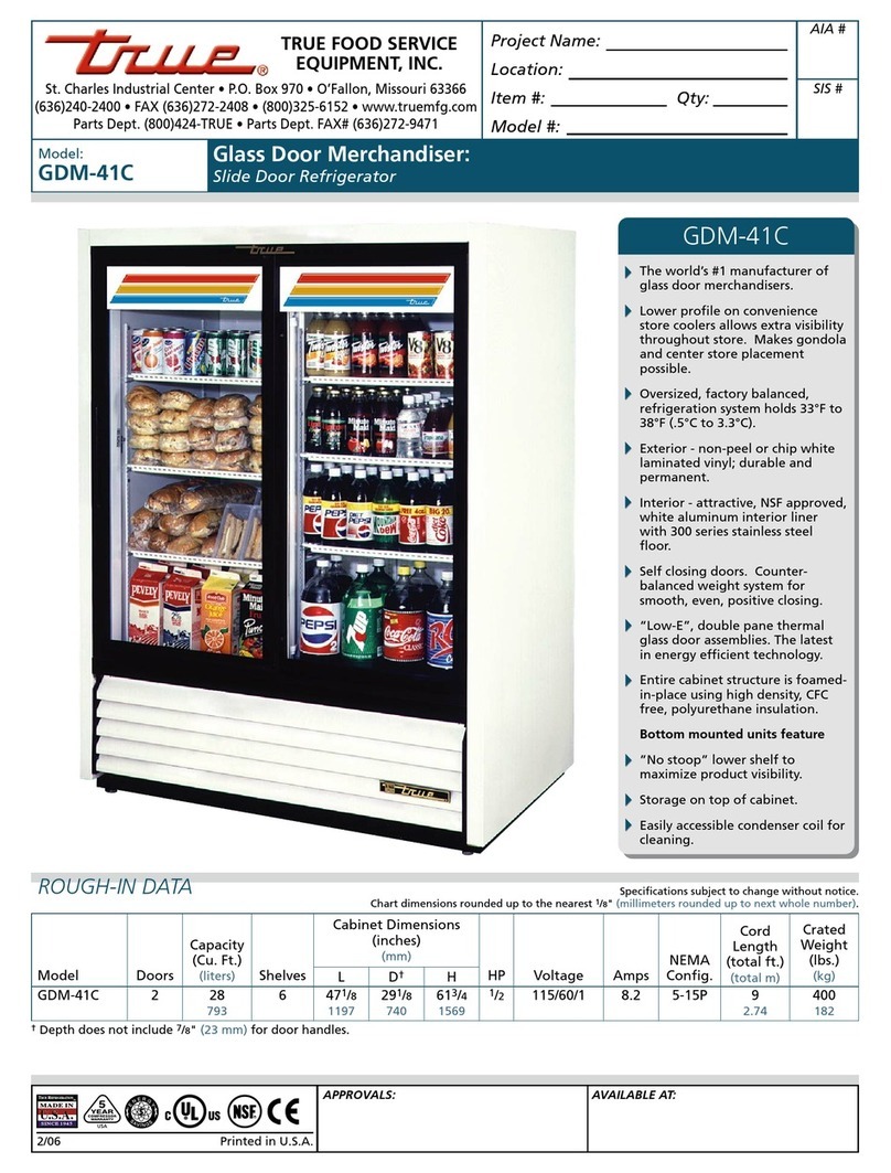 True GDM-41C User manual