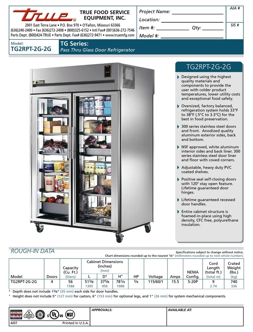 True TG2RPT-2G-2G User manual