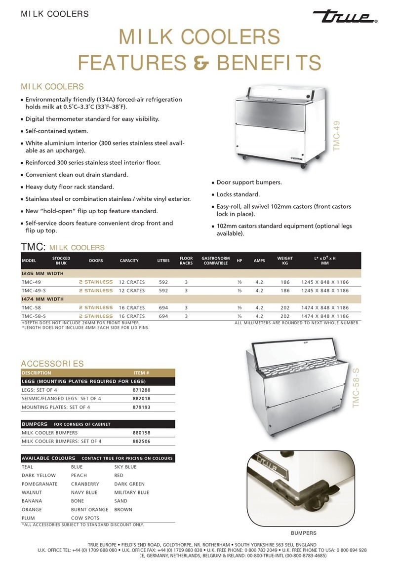 True TMC-49-S User manual