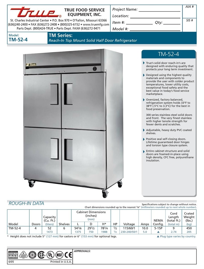 True TM-52-4 User manual