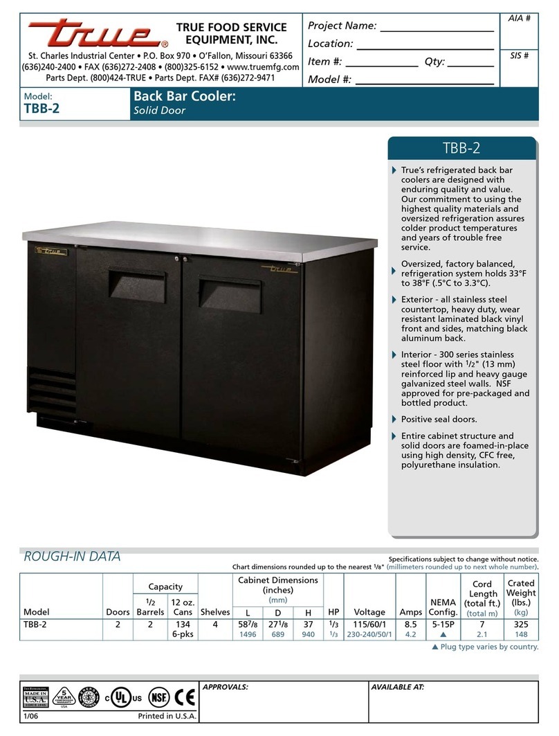 True TBB-2 User manual