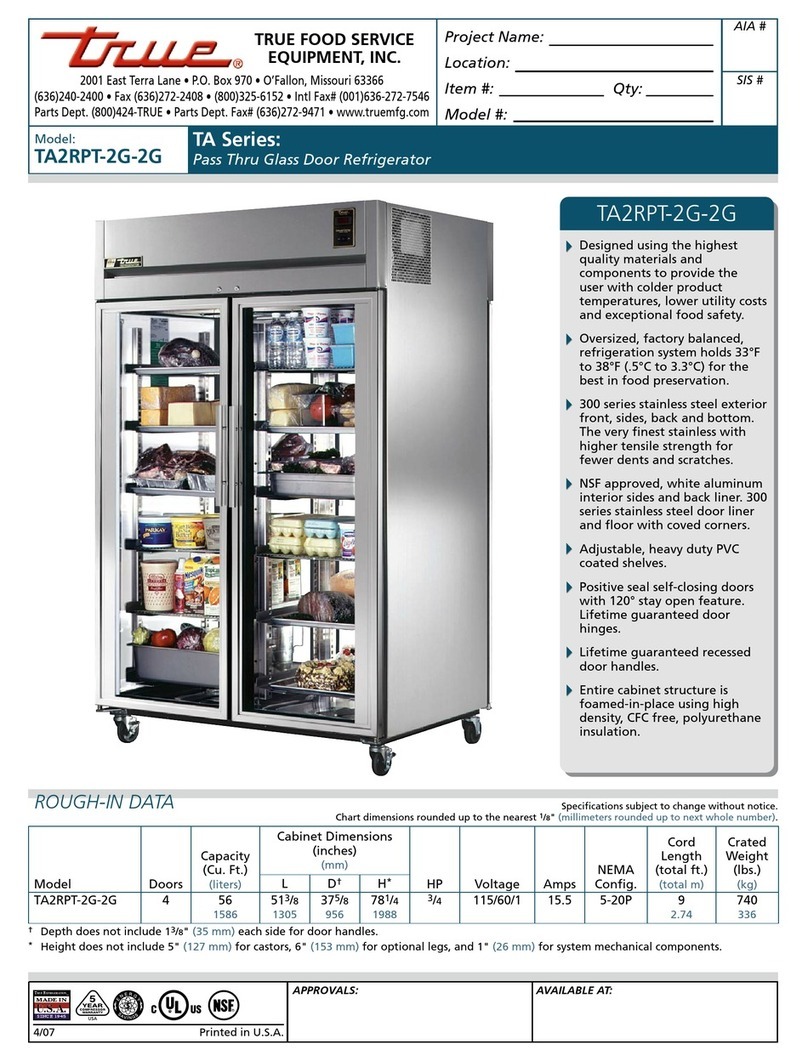 True TA2RPT-2G-2G User manual