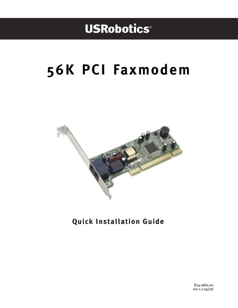 US Robotics USR5660C Quick installation guide
