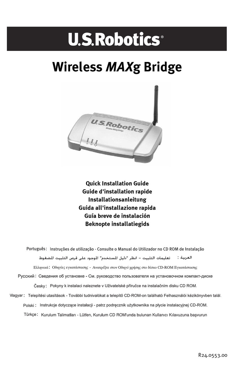 US Robotics USR5432 Quick installation guide