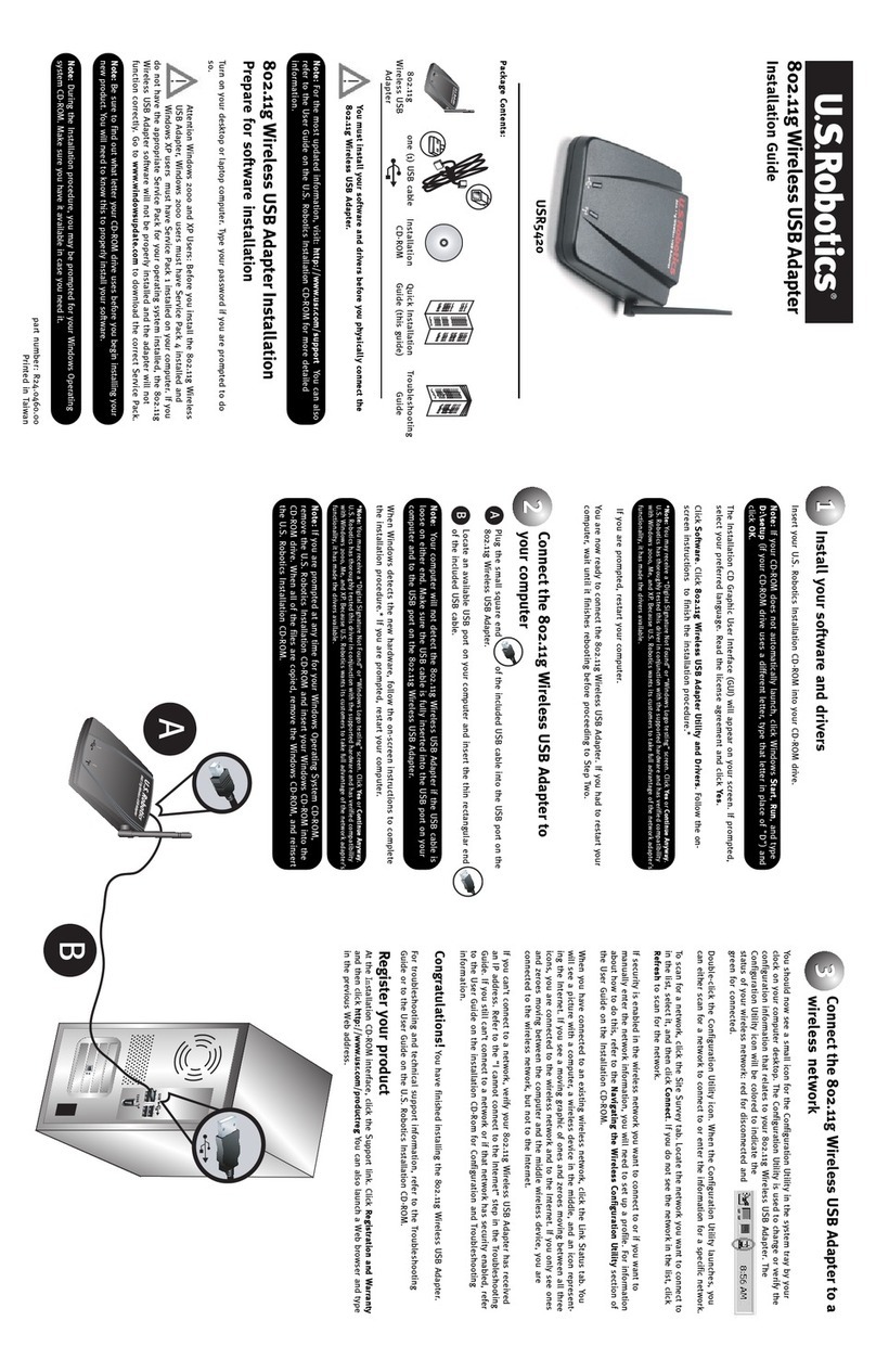 US Robotics USR5420 User manual