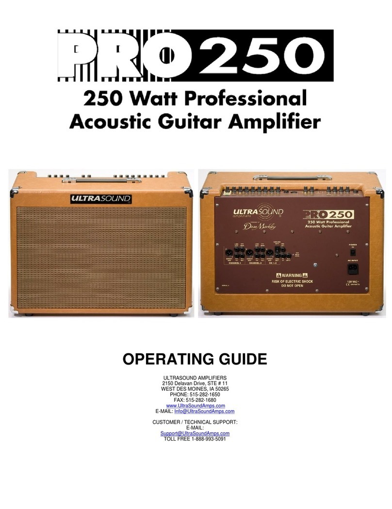 Ultrasound PRO-250 operating guide