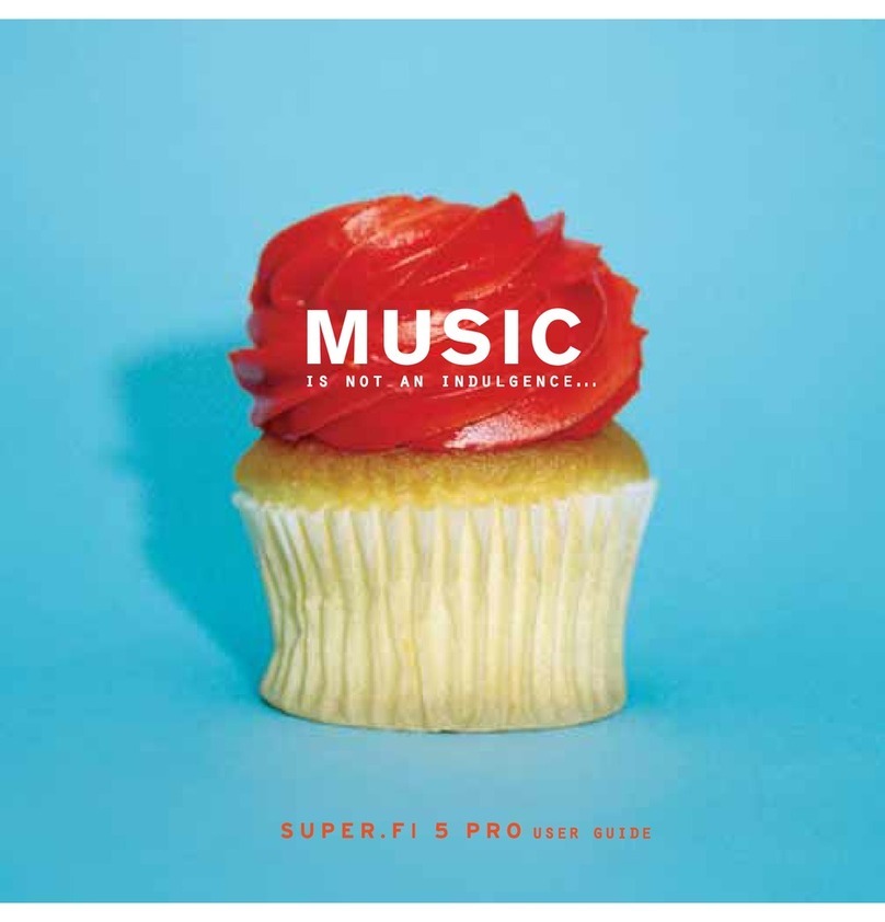 Ultimate Ears SuperFi 5pro User manual