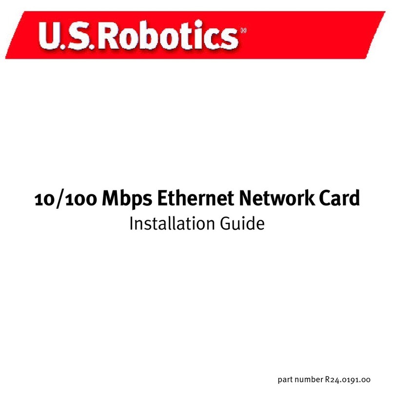 US Robotics USR997900 installation guide US Robotics USR997900 installation guide