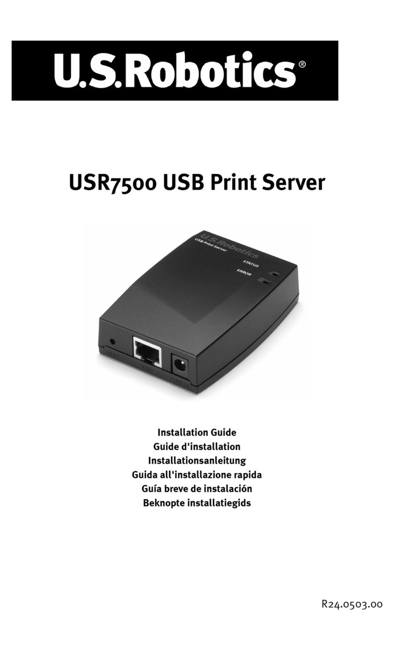 US Robotics USR7500 User manual