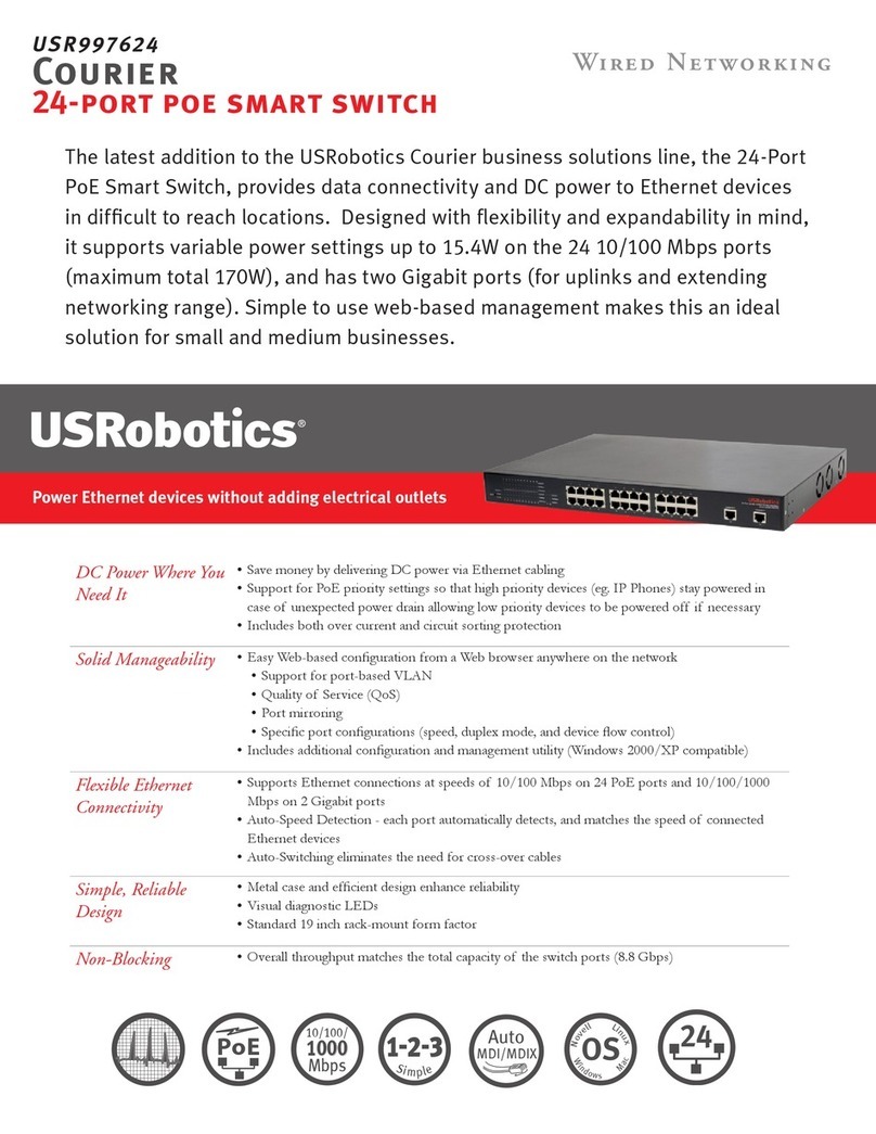 US Robotics Courier USR997624 User manual