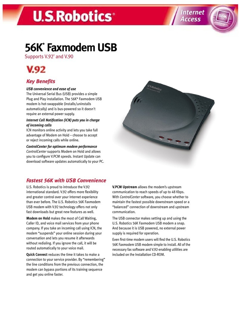 US Robotics USR265633B User manual