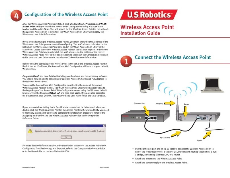 US Robotics USR2450 installation guide