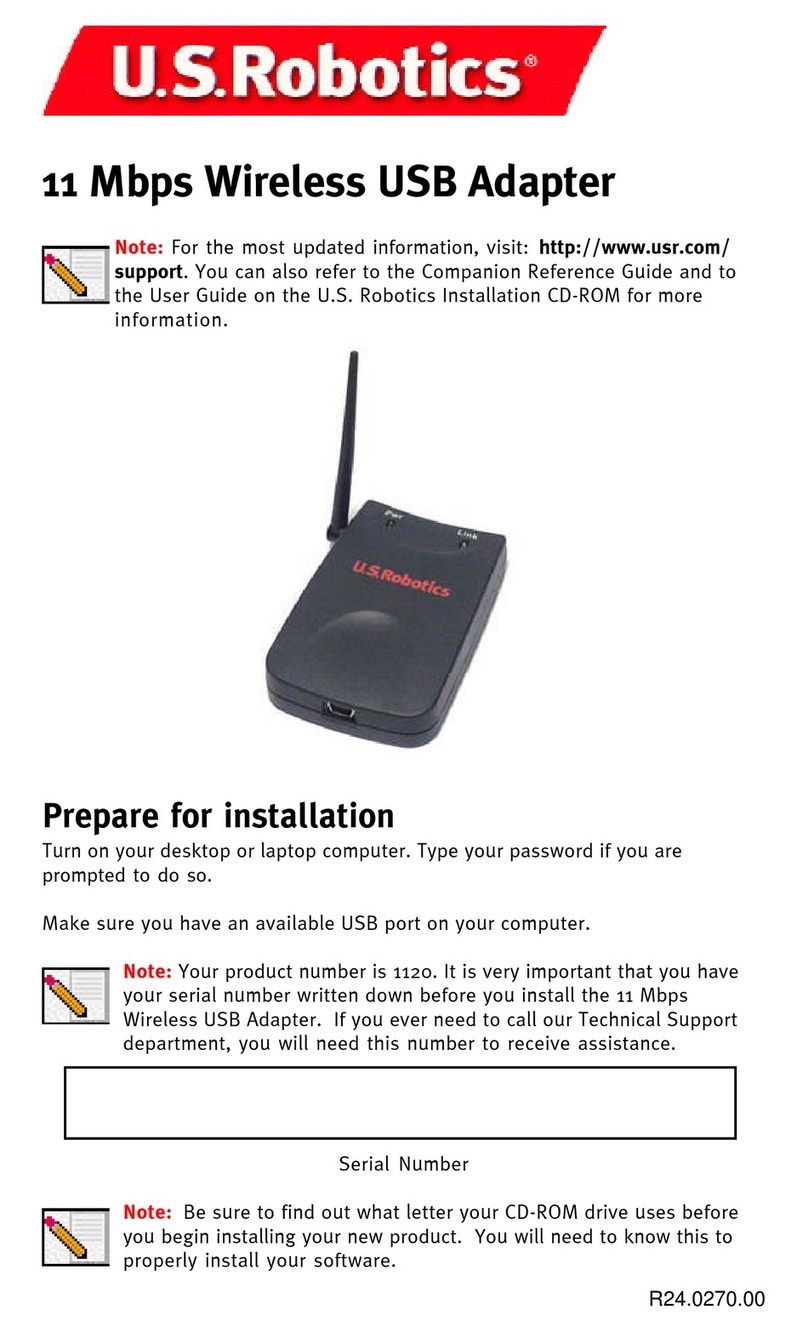 US Robotics USR1120 User manual