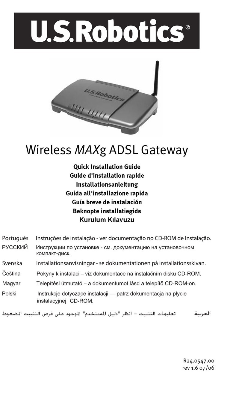 US Robotics USR9108 - U.S. Robotics Wireless MAXg Quick installation guide