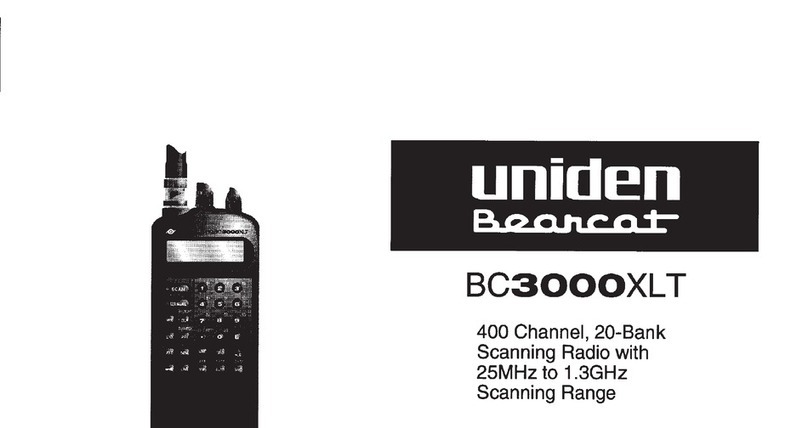 Uniden BC3000XLT user guide