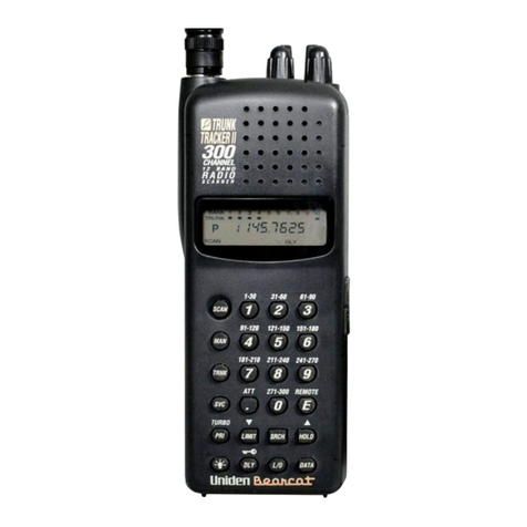 Uniden BC 245XLT Trunk Tracker II User manual Uniden BC 245XLT Trunk Tracker II User manual