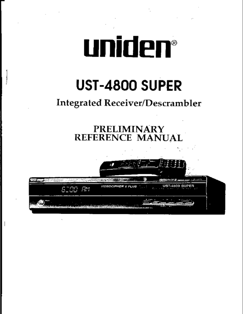 Uniden UST-4800 Super Reference manual