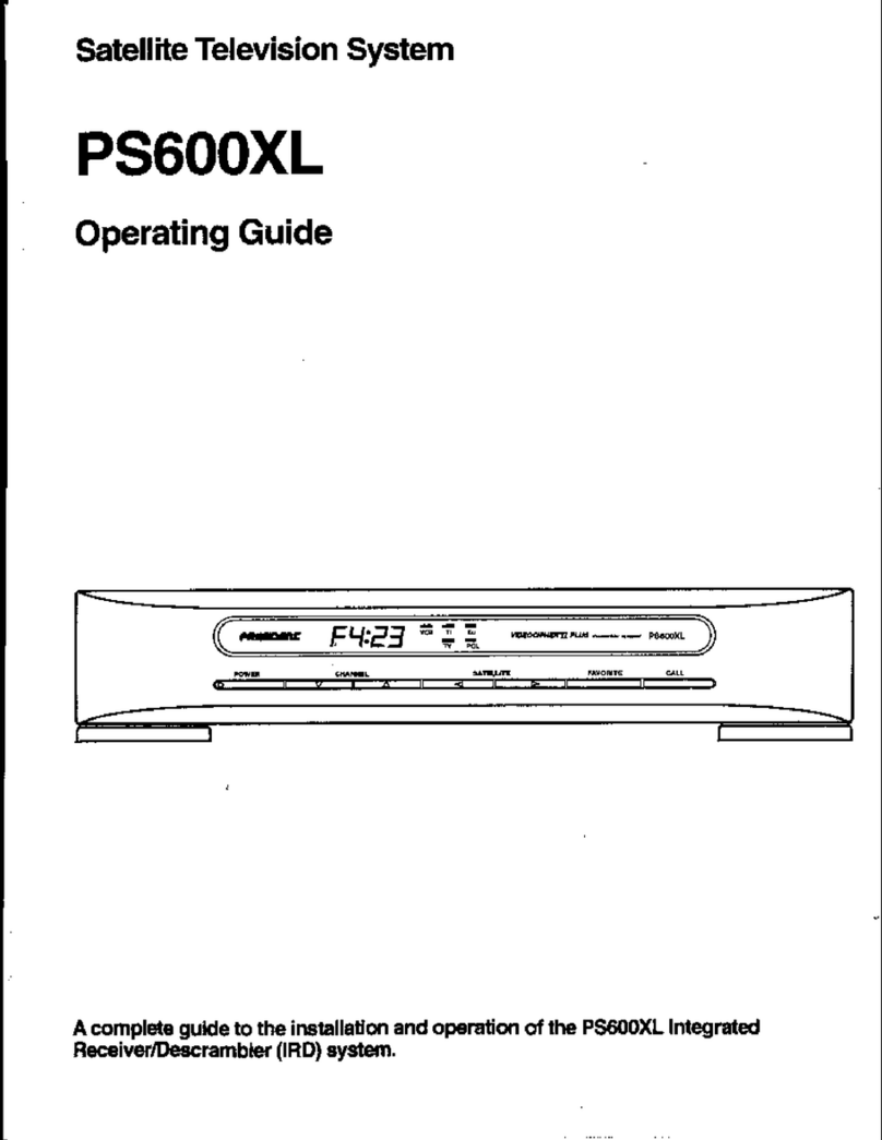 Uniden PS500XL User manual