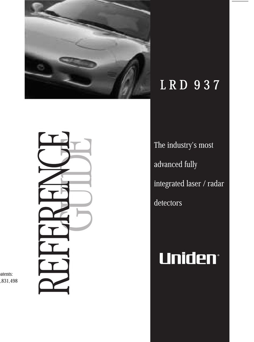 Uniden LRD 937 User manual