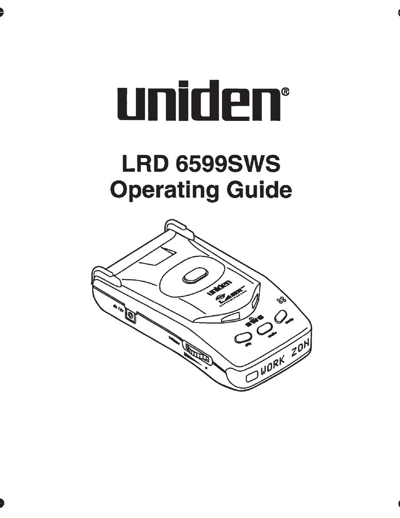 Uniden LRD6599SWS User manual