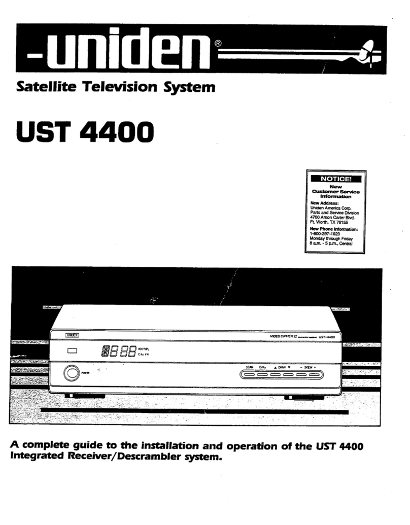 Uniden HCC9300 User manual