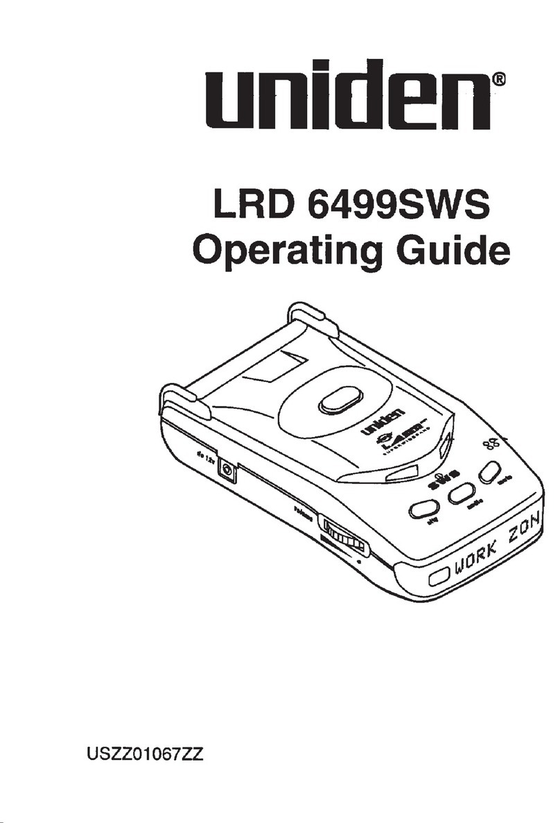 Uniden LRD6499SWS User manual