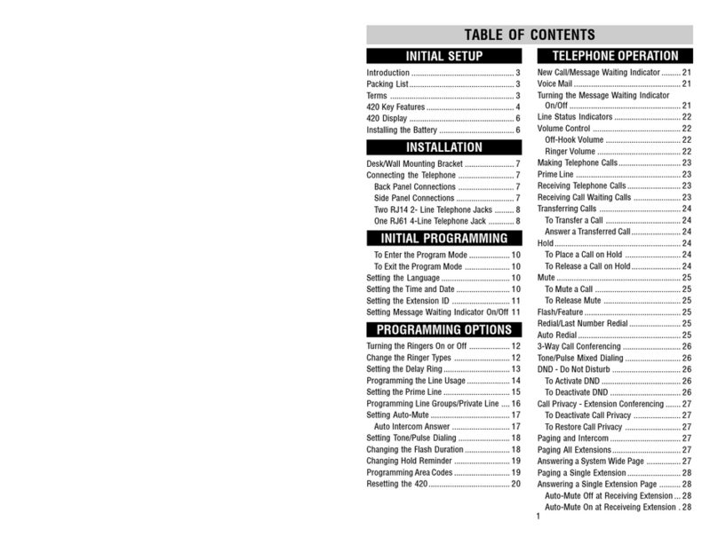 Uniden 420 owner's guide