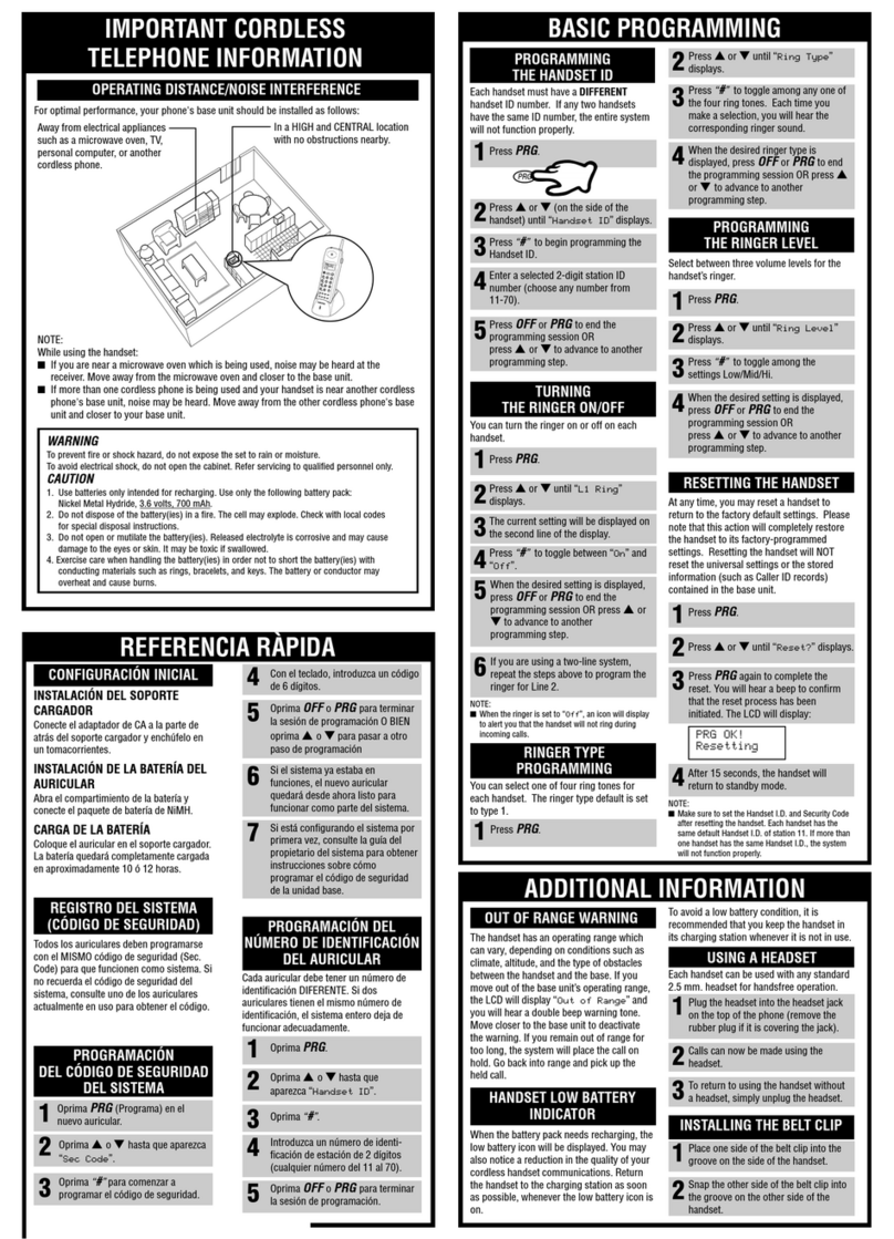Uniden 202 user guide